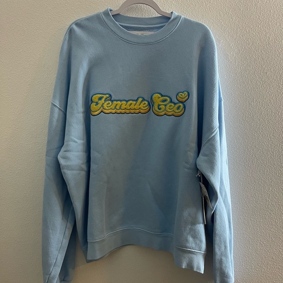 Good American Sweatshirt  Sz 3x Blue The B Project Female CEO Pullover Knit - Picture 2 of 8